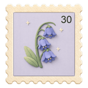 Bluebell postage stamp